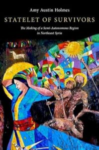 Statelet of Survivors: The Making of a Semi-Autonomous Region in Northeast Syria
by Amy Austin Holmes (Author). A remarkable examination of an understudied aspect of the Syrian conflict that traces the genealogy of one of the most radical social experiments in self-governance of our time. Syrian Kurds and their Arab and Christian allies have embarked on one of the most radical experiments in self-governance of our time. In defiance of the Assad regime, the Islamic State, and regional autocrats, this unlikely coalition created a statelet to govern their semi-autonomous region. In Statelet of Survivors, Amy Austin Holmes charts the movement from its origins to what it has become today. Drawing from seven years of research trips to northern and eastern Syria, Holmes traces the genealogy of this social experiment to the Republic of Mount Ararat in Turkey, where a self-governing entity was proclaimed in 1927 based on solidarity between Kurds and Armenian genocide survivors. Founded by survivors of modern-day atrocities, the Autonomous Administration does more to empower women and minorities than any other region of Syria. Holmes analyzes its military and police forces, schools, the judicial system, the economic model it has implemented, and strategy of empowering women who were once enslaved by ISIS. An in-depth examination of the region Kurds call Rojava, this book tells the remarkable story of the people who both triumphed over ISIS and created a model of decentralized governance in Syria that could eventually be expanded if Assad were to ever fall.